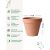 Горшок Deroma vaso диам. 11 см, светло-коричневый 0111WPZ – изображение 3