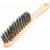 Щетка по металлу BEOROL стальная, 5 рядов, деревянная ручка, витая проволока 245312 