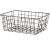 Металлическая корзина для хранения BIRD HOUSE черная, 28x22x12 B0211 