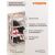 Этажерка для обуви Бытпласт Паола 4 полки, 490х310х780 мм, коричневый 431240014 – изображение 5