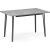 Раскладной стол Woodville денвер лофт 120 25 мм бетон/черный матовый 506944 