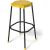 Барный стул Sheffilton SHT-S48 желтый/черный муар CT-48 