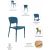 Стул BRADEX Spot бирюзовый FR 0772 – изображение 6