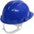 Защитная каска для строительно-монтажных работ ТУНДРА с пластиковым оголовьем, синяя 4985137 – изображение 2