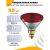 Специальная лампа IR175R E27 230V PAR38 PHILIPS 871150060053015 – изображение 2