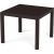 Садовый стол WORKY ротанг, 94x94x74 см, мокко ARD257736 