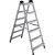 Алюминиевая 6-ти ступенчатая двухсторонняя стремянка Perilla 111406 