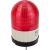 Светосигнальный маячок INNOCONT d=100мм, L=146мм, светодиод(постоянное/мигающее), вращение, зуммер, цвет: красный, 220VAC, IP55. кабель 0,5м SL100B-220-R 