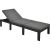 Складной шезлонг IPAE-PROGARDEN HAITI с подушками, антрацит 11981 
