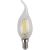 Филаментная лампа ЭРА FLED BXS11W840E14, свеча на ветру, 11Вт, E14, 10/100/4000, нейтральный Б0047002 – изображение 2
