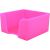 Пластбокс для бумажного блока ОСКОЛПЛАСТ 9х9х5 см, розовый 995-11 