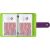 Визитница Феникс + Джинс фиолетовый, салатовый, 110x80 мм, 16 односторонних карманов, ПВХ, застежка - скрытая кнопка 45955 – изображение 9