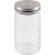 Стеклянная банка для сыпучих продуктов Mallony OCEANO с крышкой из нержавеющей стали объем 1 л 004460 – изображение 2
