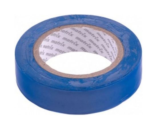 Изолента MATRIX ПВХ, 15 мм х 10 м, синяя, 150 мкм 88770 