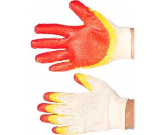 Перчатки с двойным латексным обливом Gigant 13 класс GL13 10шт. 