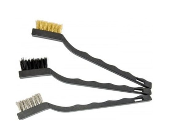 Набор щеток металлических с пластмассовой ручкой (3 шт.) MATRIX 74860 