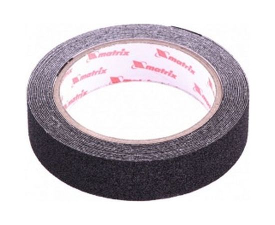 Клейкая противоскользящая лента MATRIX черная, 25 мм х 5м, 88705 
