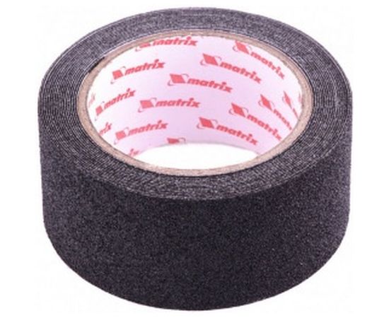 Клейкая противоскользящая лента MATRIX черная, 50 мм х 5м, 88707 