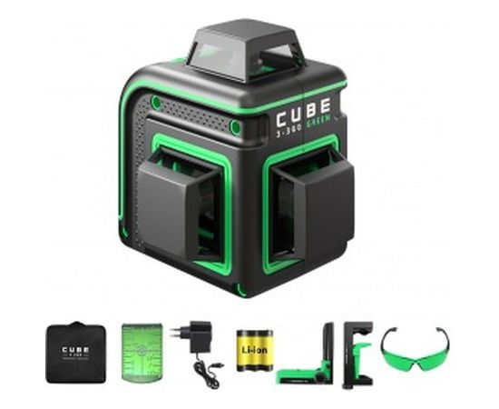 Построитель лазерных плоскостей ADA Cube 3-360 GREEN Home Еdition А00566 
