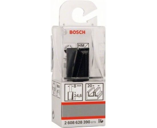Фреза пазовая прямая (20х25 мм; хвостовик 8 мм) по дереву Bosch 2608628390 
