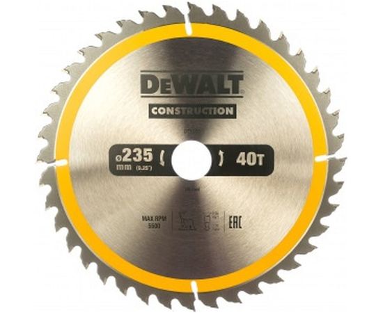 Пильный диск CONSTRUCT (235х30 мм; 40 ATB) Dewalt DT1955 