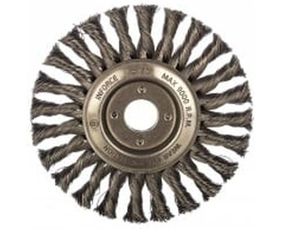 Щетка дисковая плоская для УШМ (150х22.2 мм) Inforce 11-01-049 