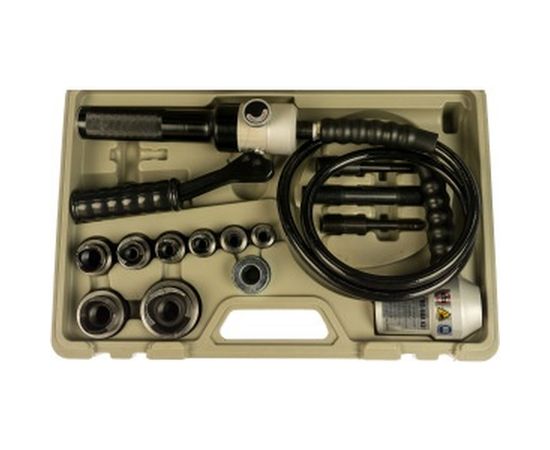 Помповый гидравлический пресс для пробивки отверстий КВТ ПГПО-60А 66533 