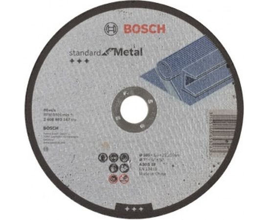 Круг отрезной по металлу Standard (180x3х22.2 мм) Bosch 2608603167 