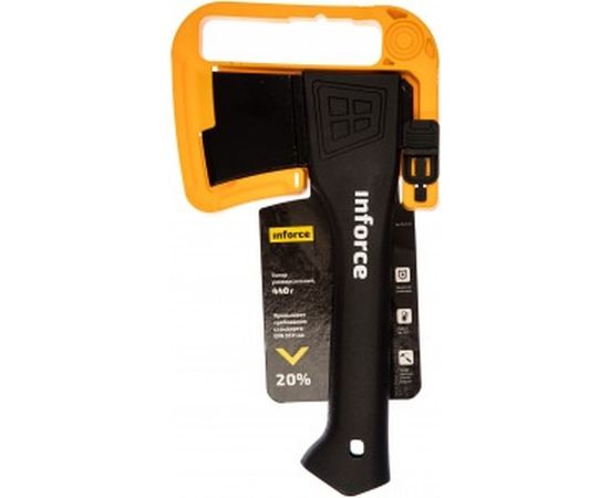 Универсальный топор с точилкой в кофре Inforce 440 г, 230 мм 06-12-23 