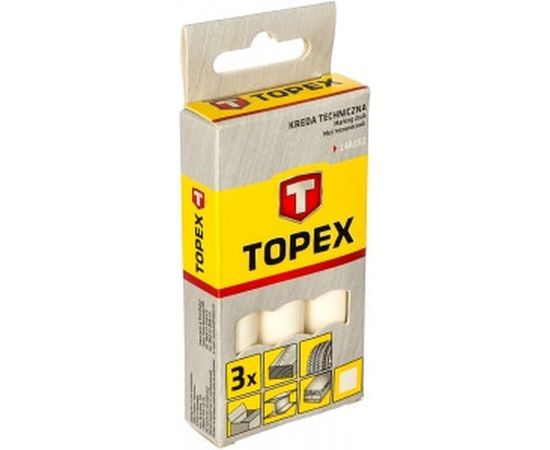 Белый мел 13 x 85, 3 шт. TOPEX 14A950 