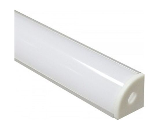 Алюминиевый угловой круглый профиль, серебро Feron CAB280 10299 