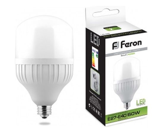 Светодиодная лампа 60W 230V E40 4000K Feron LB-65 25821 