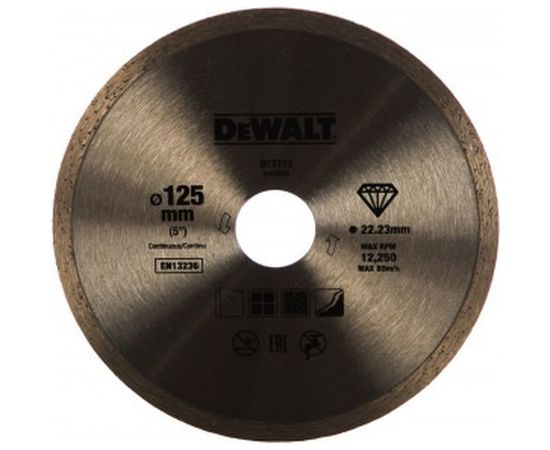 Диск алмазный 125х22.2 мм Dewalt DT3713 