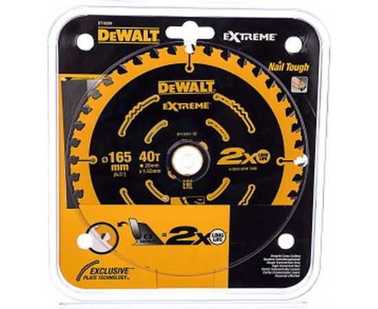Диск пильный (165х20 мм) Dewalt DT 10301 