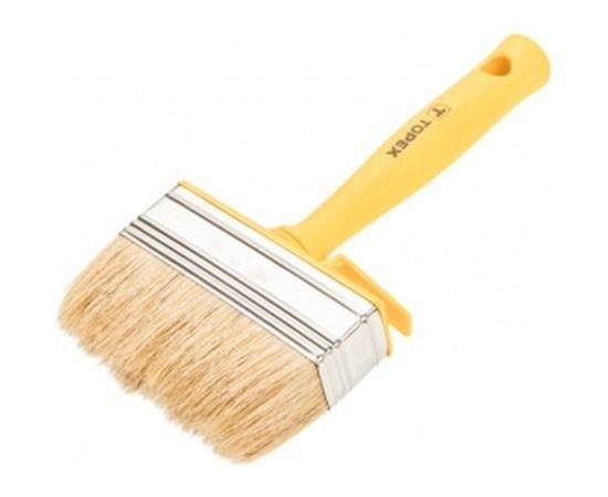Кисть ракля 100 x 30 мм (пластиковая ручка, натуральная щетина) TOPEX Стандарт 20B966 