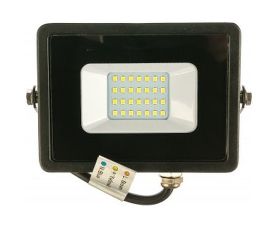 Светодиодный прожектор 2835 SMD 30W 6400K IP65 AC220V/50Hz, черный с матовым стеклом Feron LL-920 32101 