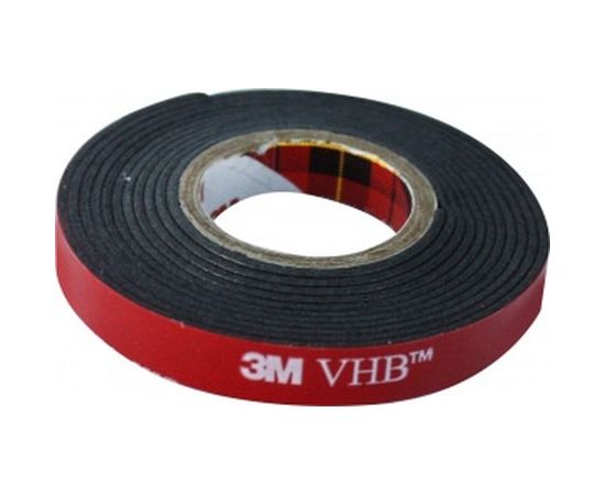 Монтажная универсальная лента 3М чёрная 12 мм х 1,5 м 4607166909497 