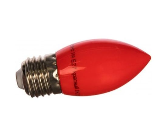 Светодиодная лампа FERON 1W 230V E27 красный, LB-376 25928 