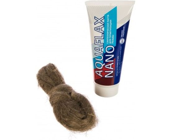 Уплотнительная паста 270 грамм, тюбик + 40 грамм лён Aquaflax nano 04052 