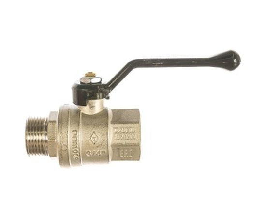 Шаровый кран Н/В Ду-20 /3/4" ручка черная Bugatti OREGON 3050068 