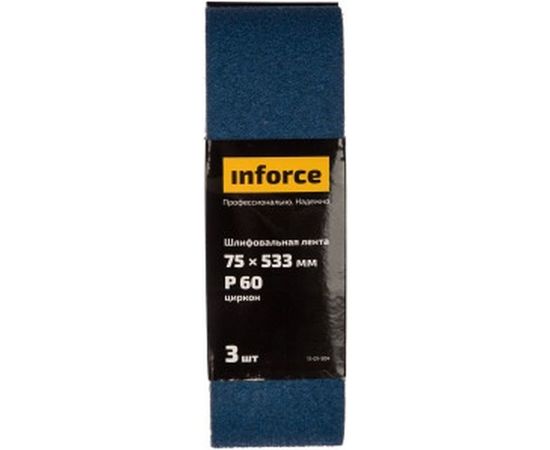 Лента шлифовальная (3 шт; 533х75 мм; P60) Inforce 11-01-504 