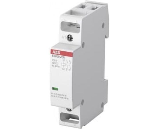 Контактор ABB ESB20-20N-06 модульный 20А АС-1, 2НО, катушка 230В AC/DC 1SBE121111R0620 