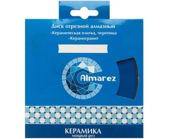Диск отрезной алмазный Керамика (180х25.4/22.23 мм) Almarez 302181 