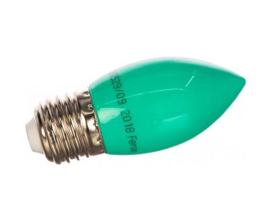 Светодиодная лампа FERON 1W 230V E27 зеленый, LB-376 25926 