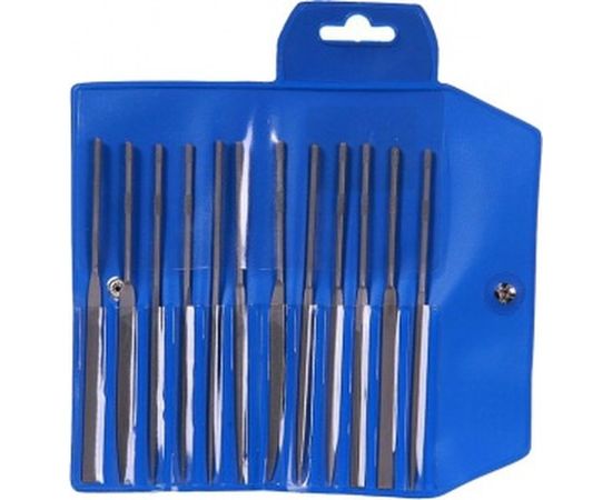 Набор из 12-ти надфилей (L=140 мм, зернистость 2) AJAX 286213921420 