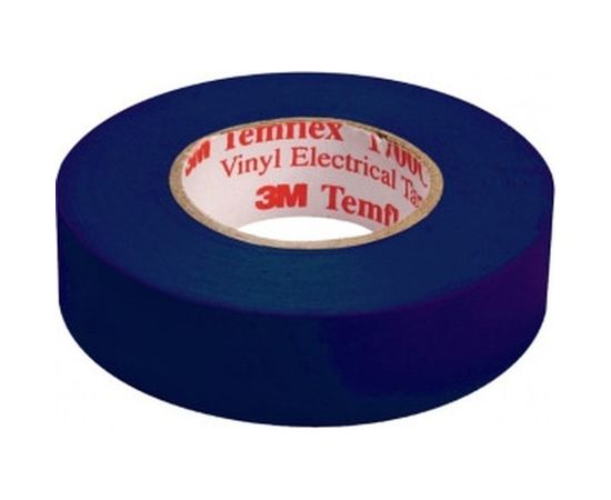 Изолента ПВХ 3М Temflex 1300 синяя, рулон 15 мм x 10 м 7100081323 