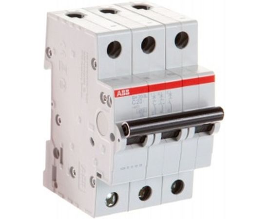 Автоматический трехполюсный выключатель ABB 20А С SH203L 4.5кА 2CDS243001R0204 