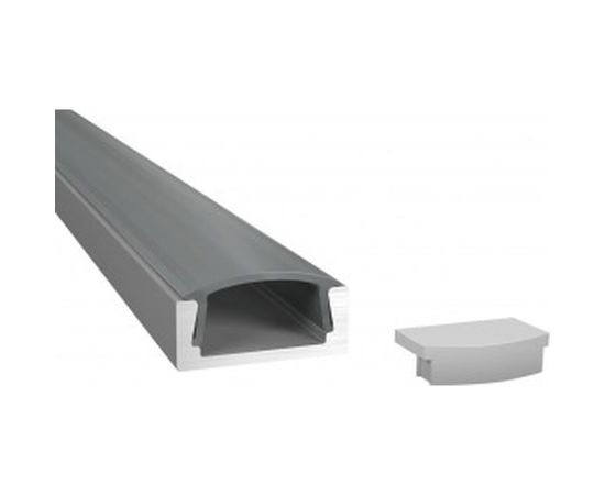 Алюминиевый профиль ArdyLight накладной ALS-1506 anod 2.0 с экраном комплект 50045-1 