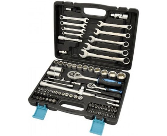 Набор инструмента 82 предмета 1/2" 1/4"DR, CrV AUTOVIRAZH AV-212082 