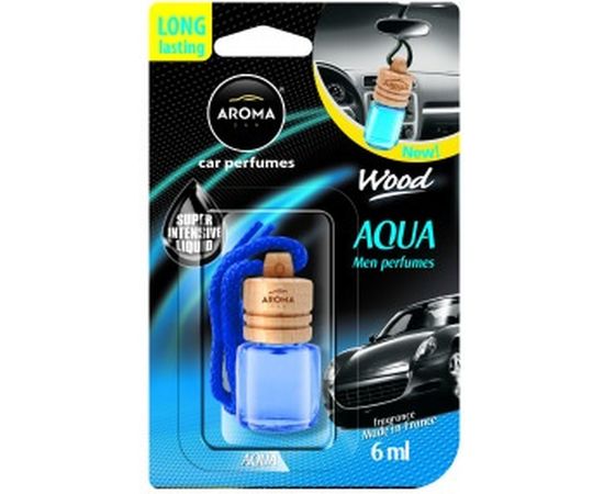 Подвесной ароматизатор AROMA CAR WOOD Aqua 92039 